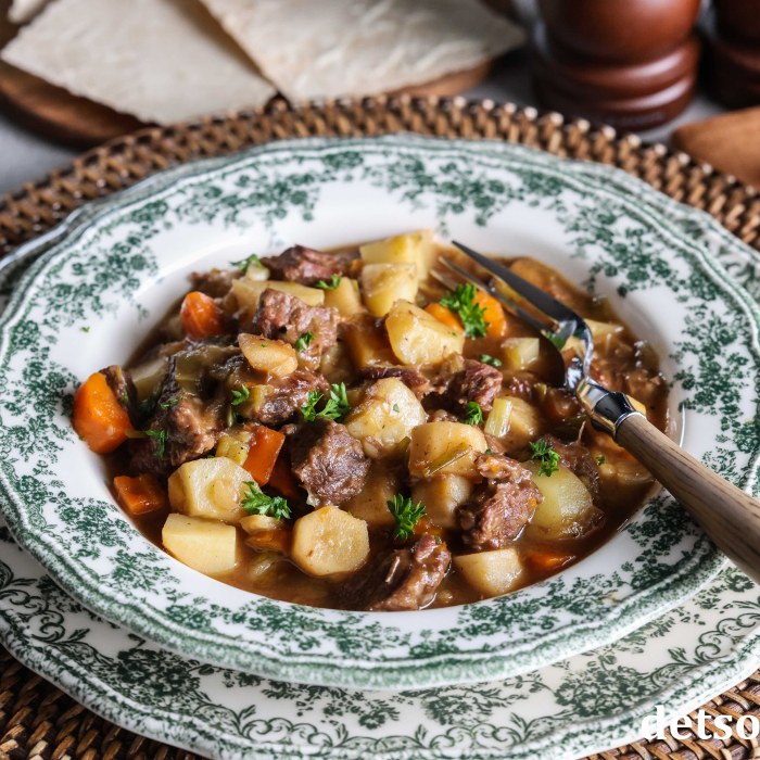Брюн Лапскаус (овощное рагу из норвежской говядины)