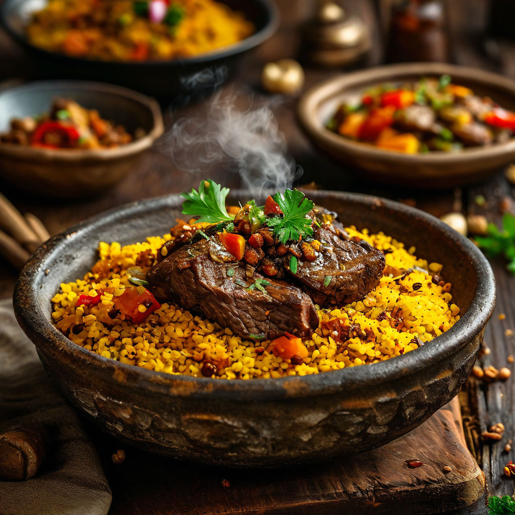Кускус с бараниной